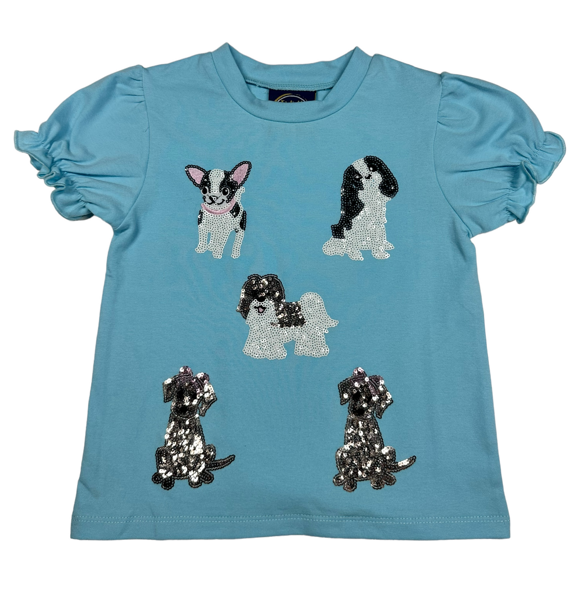 Sequin Puppy SS Shirt