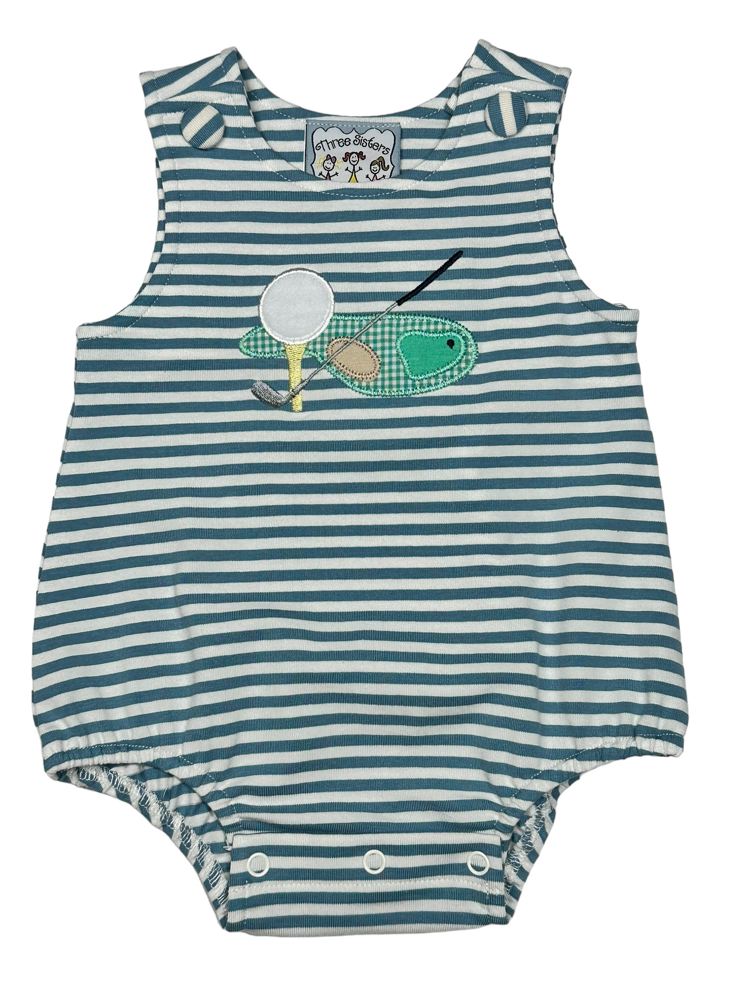 Golf Appliqué Boys Bubble