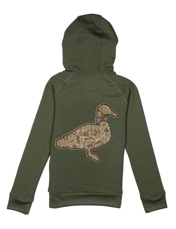 Element Logo Hoodie Vintage Camo- Olive
