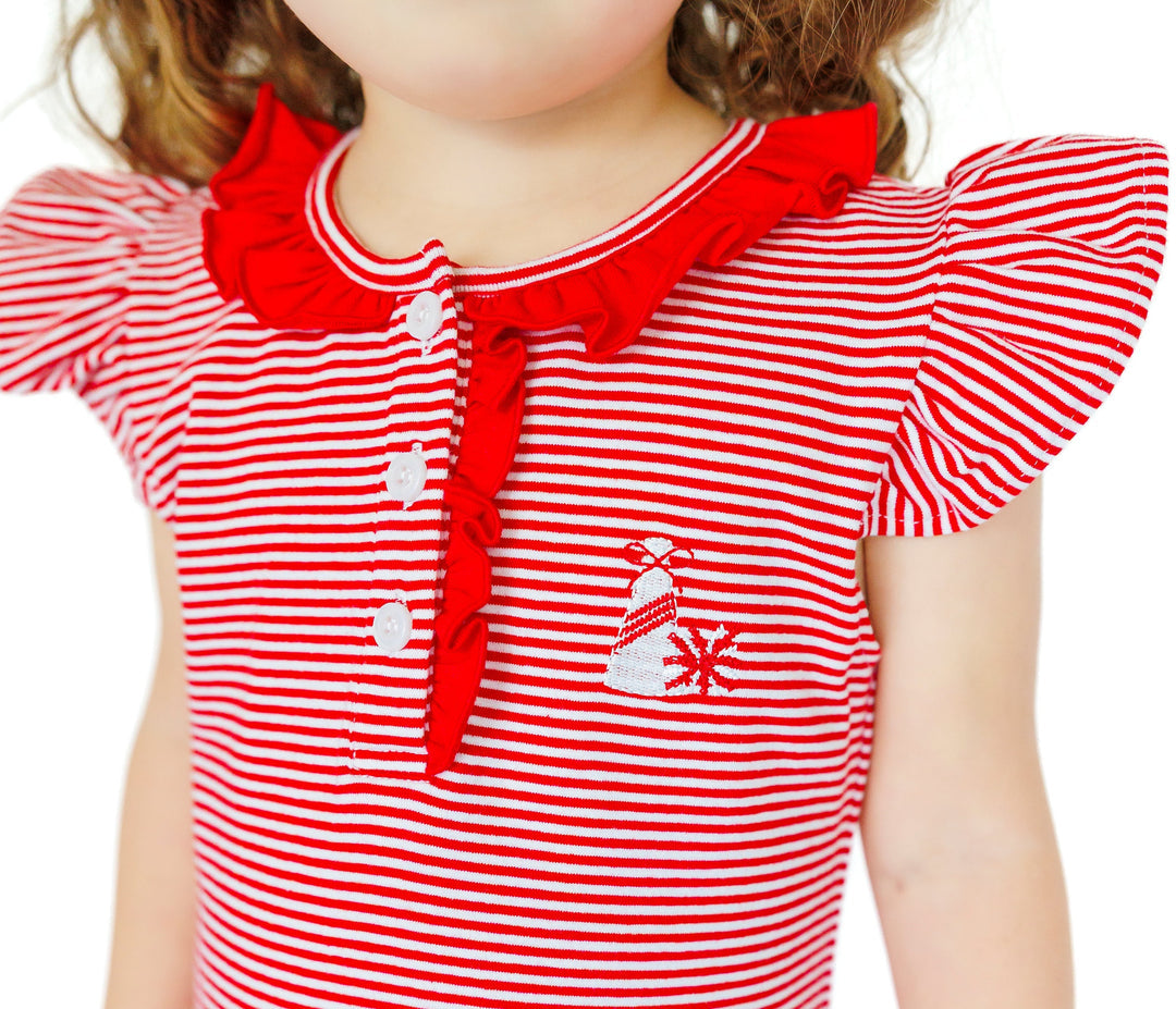Red Stripe Game Day Dress