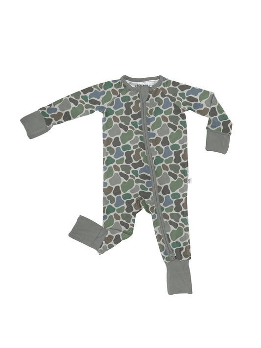 Pebble Camo Convertible Footie