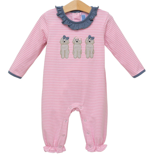 Puppy Dog Ruffle Romper