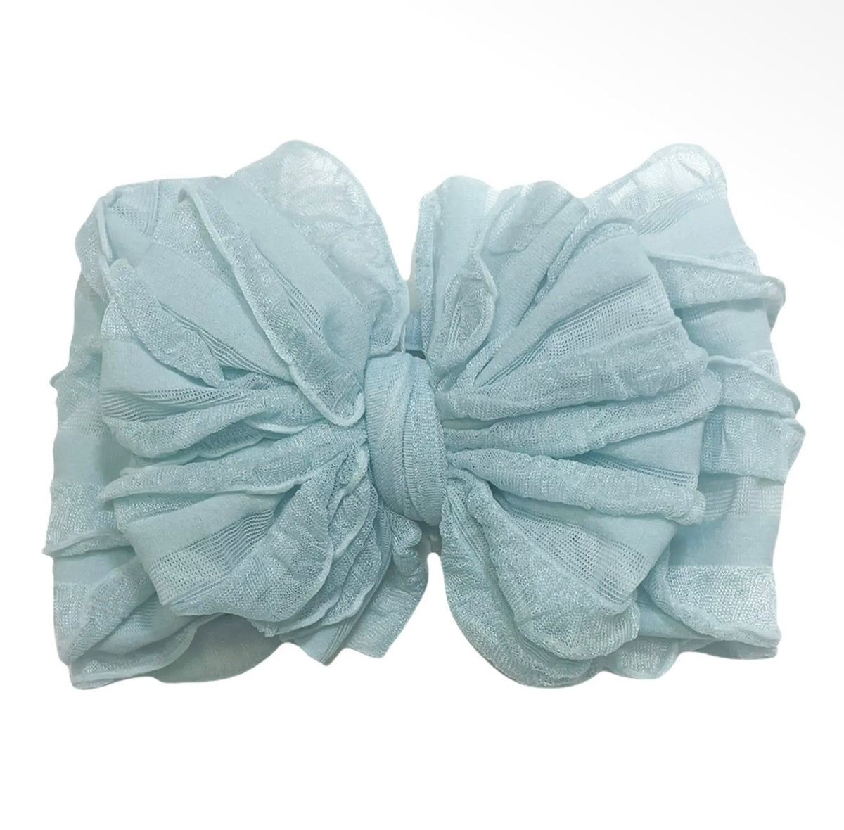 Baby Blue Ruffled Headband