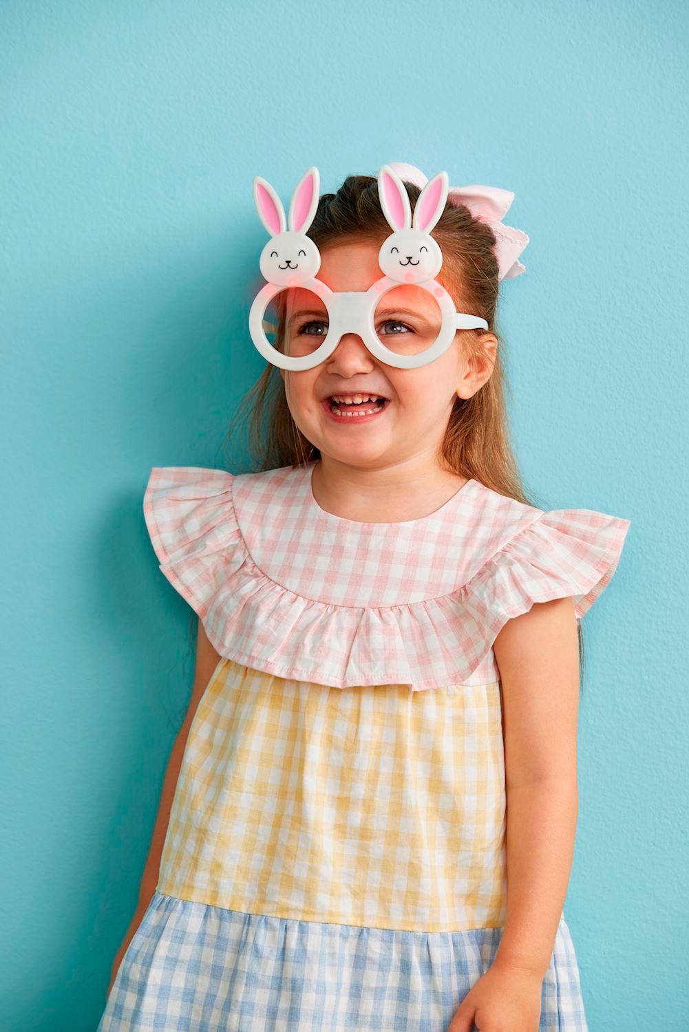 Mixed Gingham Dress