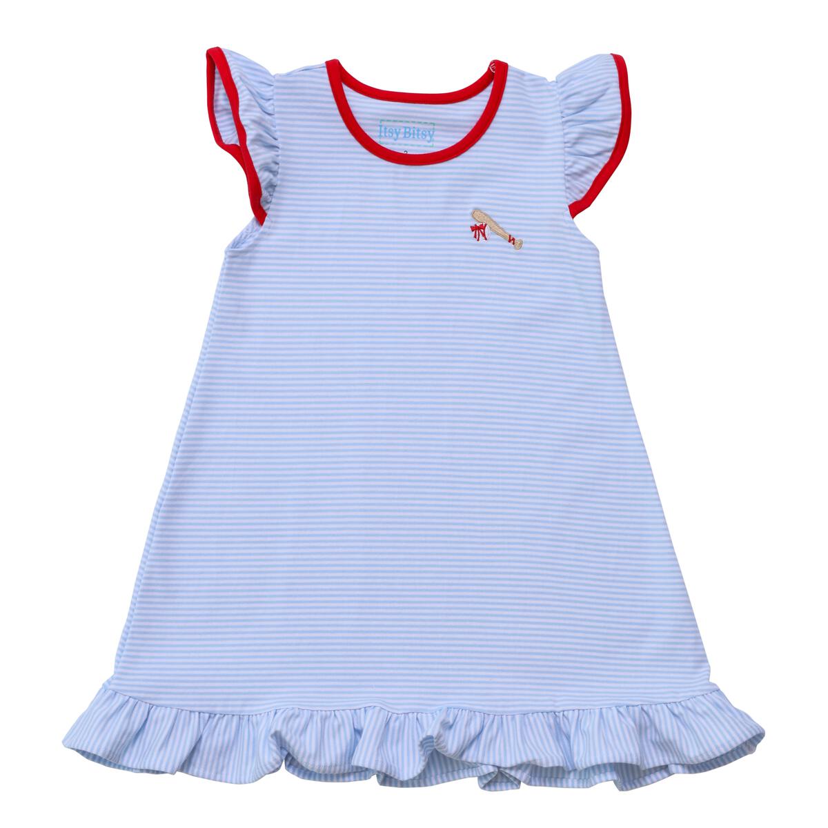 Baseball Flutter Dress