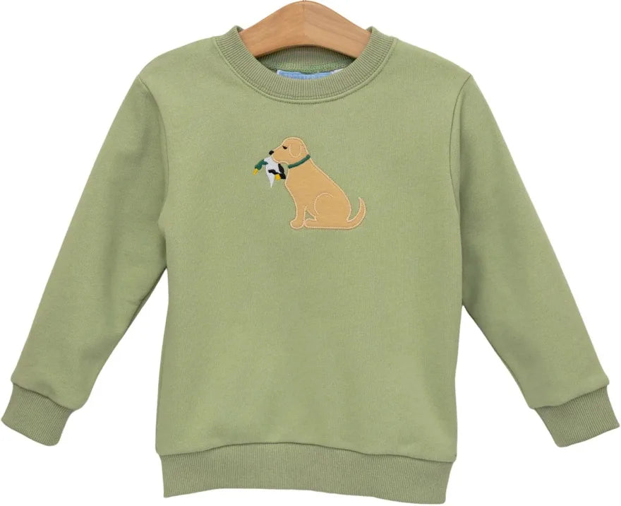 French Terry Pullover- Dog+Mallard