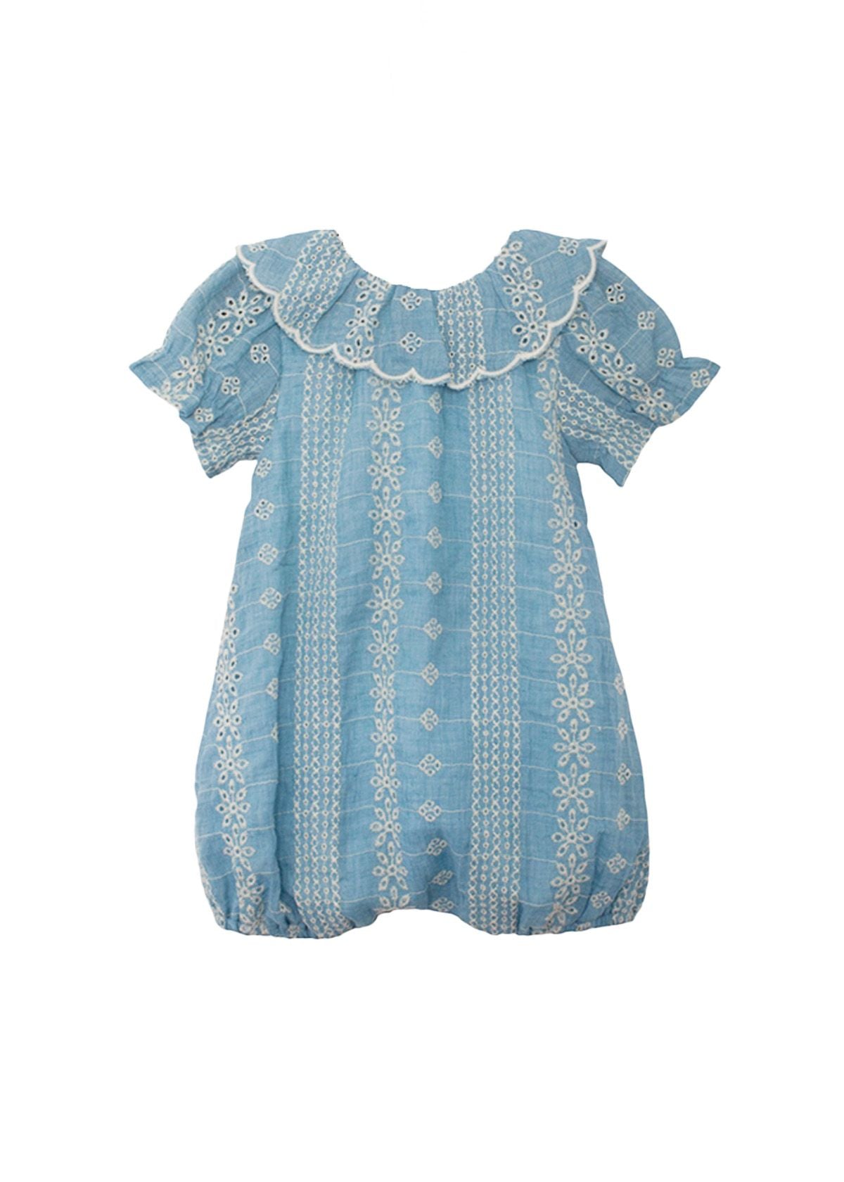 Sydney Delicate Blue Romper