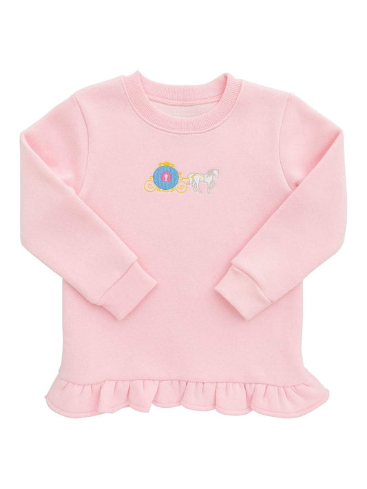 Princess Carriage Embroidered Sweatshirt