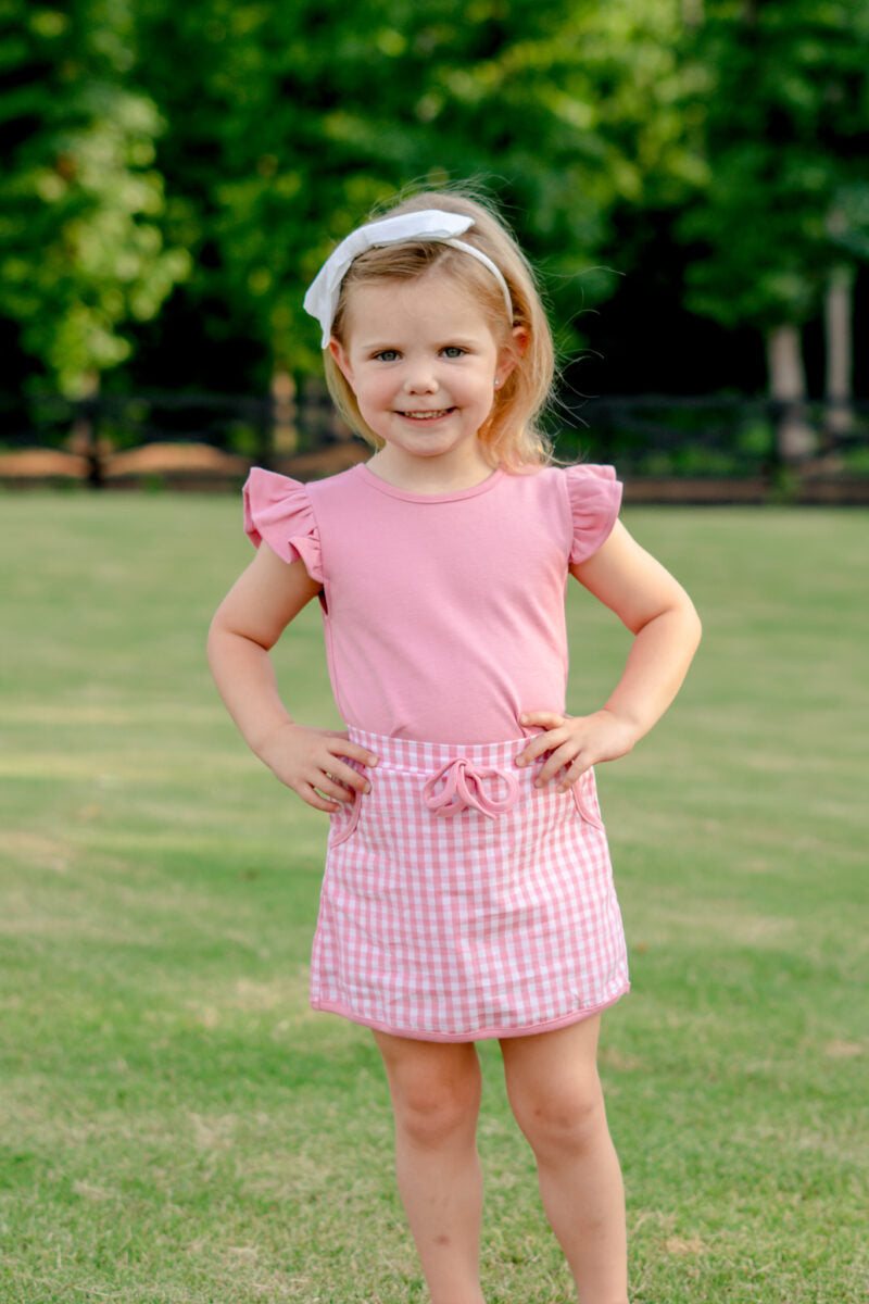 Remi Hot Pink Skort Set