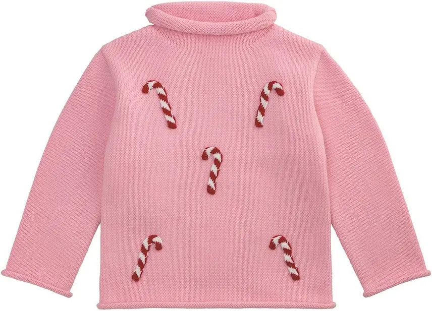 Candy Cane Rollneck Sweater