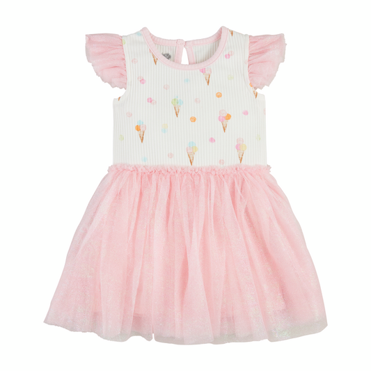 Ice Cream Tutu Toddler Dress