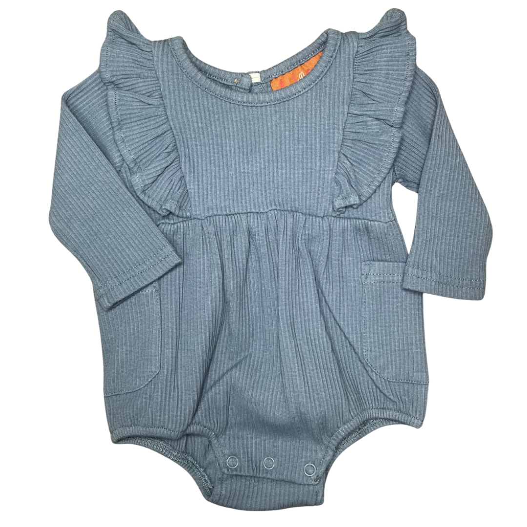Amelia L/S Blue Bubble