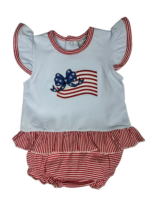 Bow Flag Bloomers Set