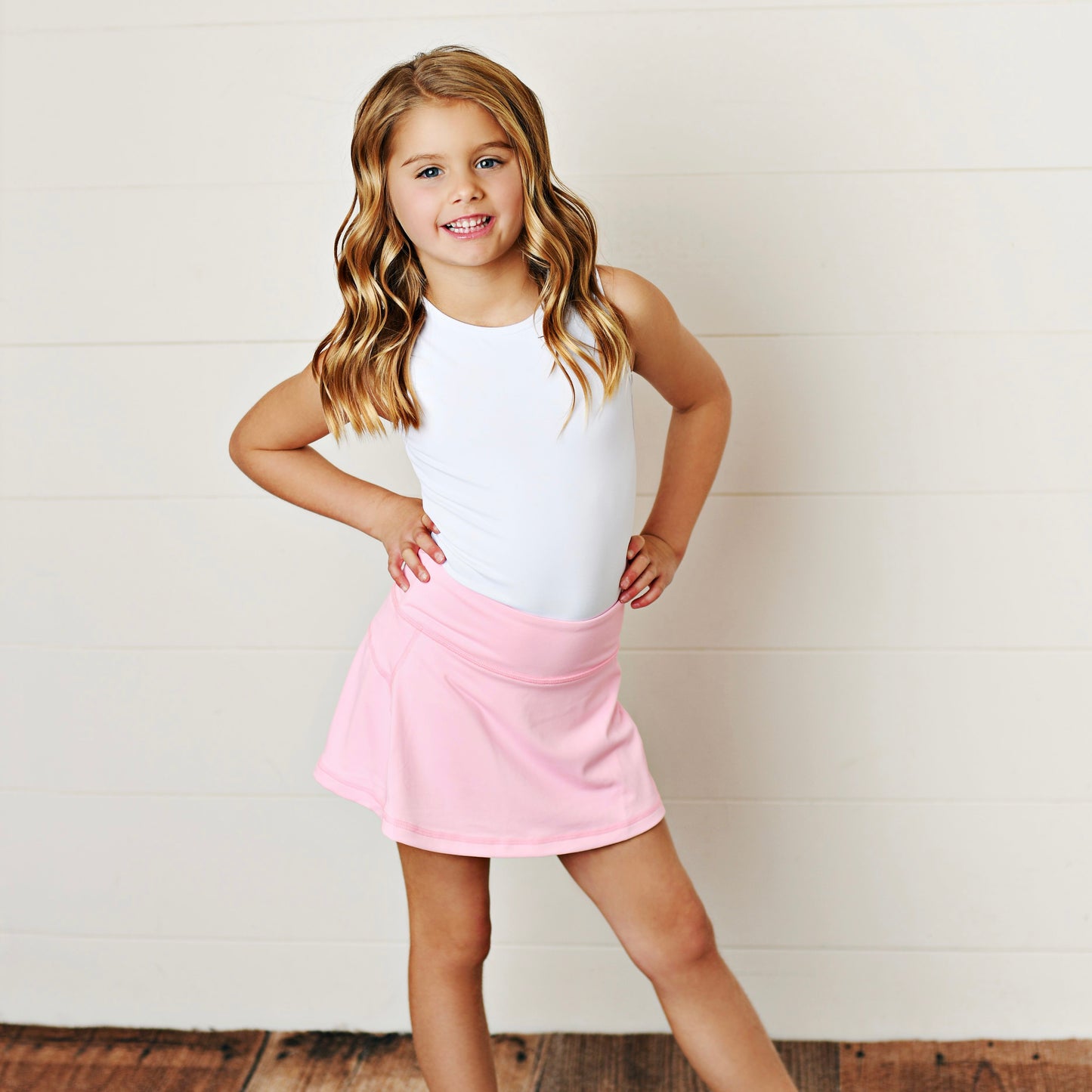 Pink Active Skort