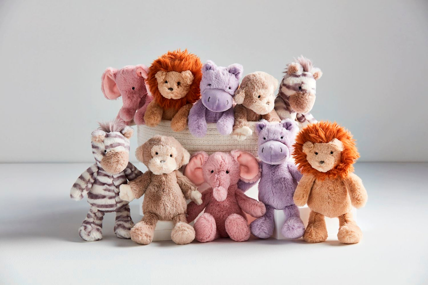 Safari Toy Plush Rattle