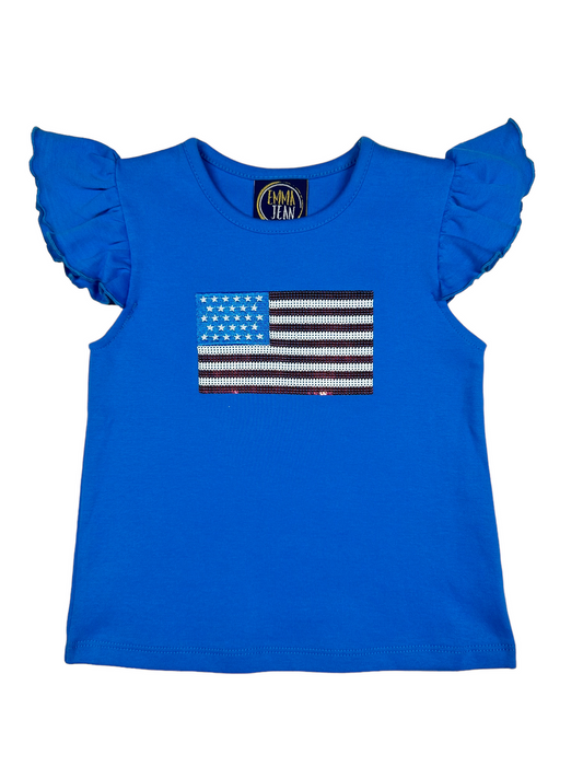 Sequin Flag A/S Shirt