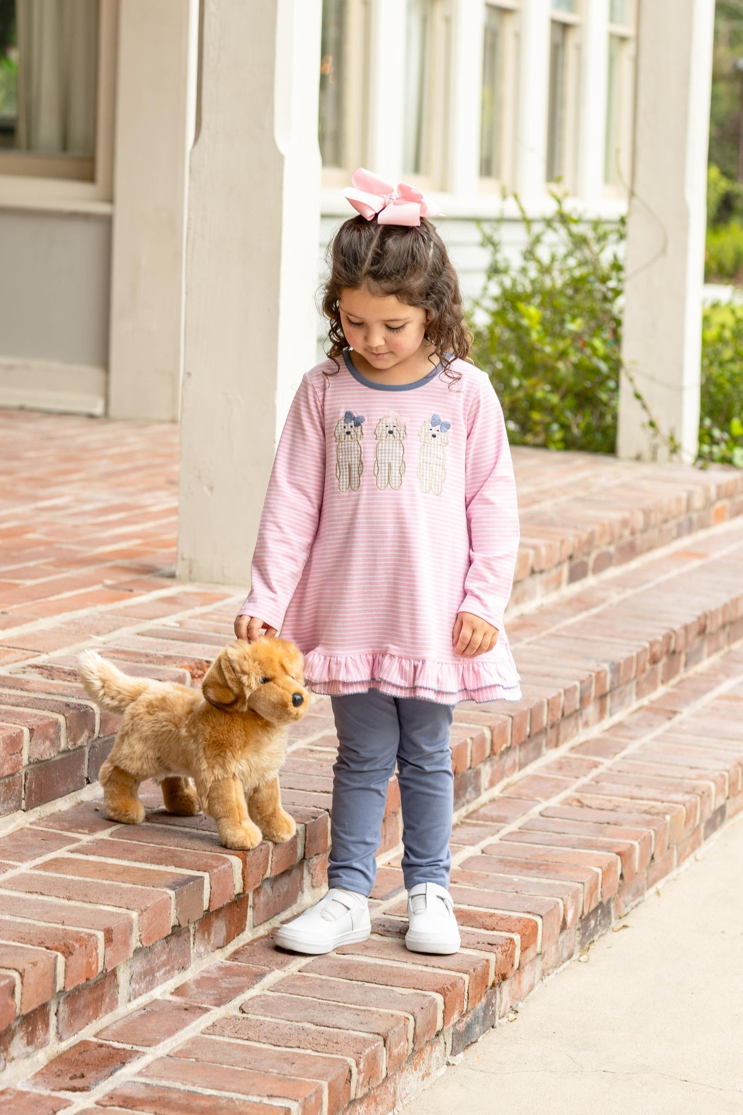 Puppy Dog Ruffle Legging Set