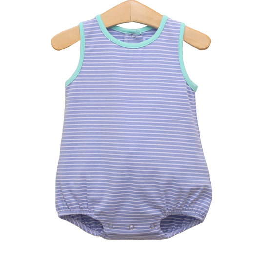 Cadet Blue Stripe/Mint Drew Bubble