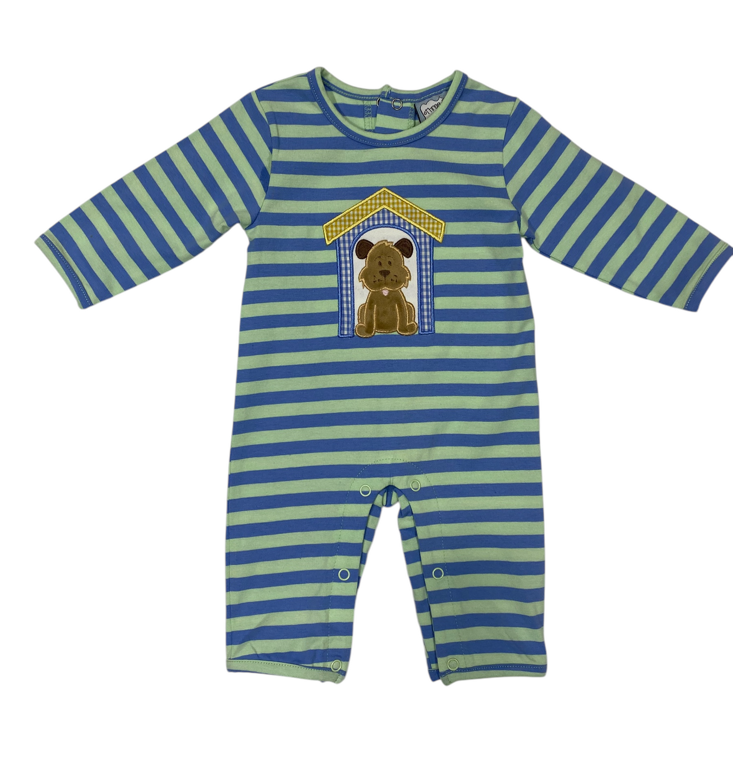 Puppy Appliqué Boys Romper