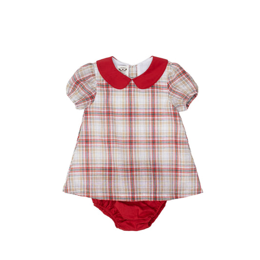 Cynthia Plaid Bloomer Set