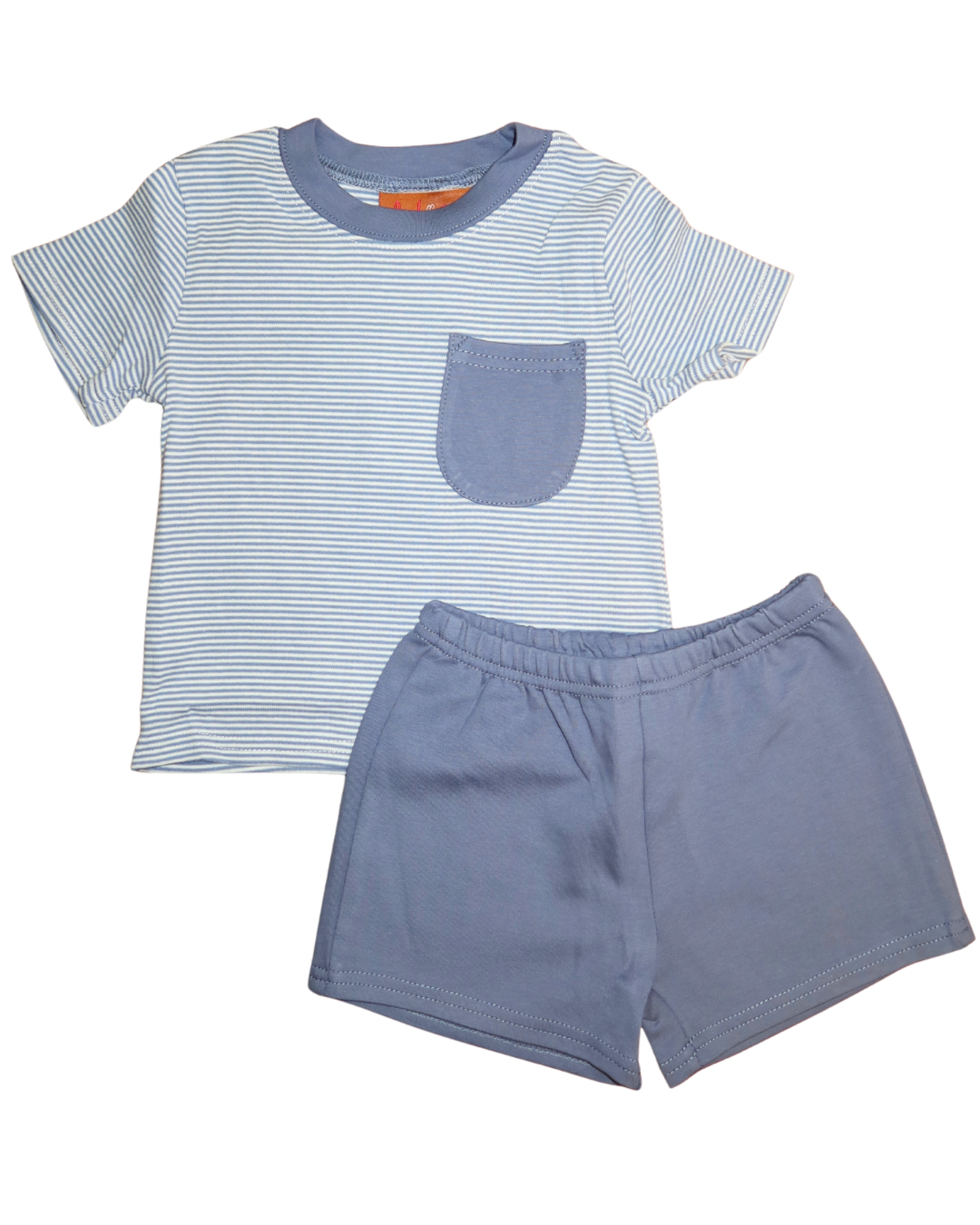 Hudson Short Set- Denim Blue