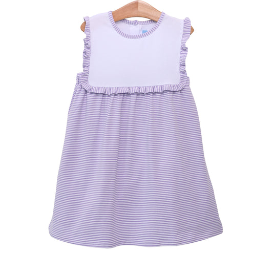 Lavender Stripe Alice Dress
