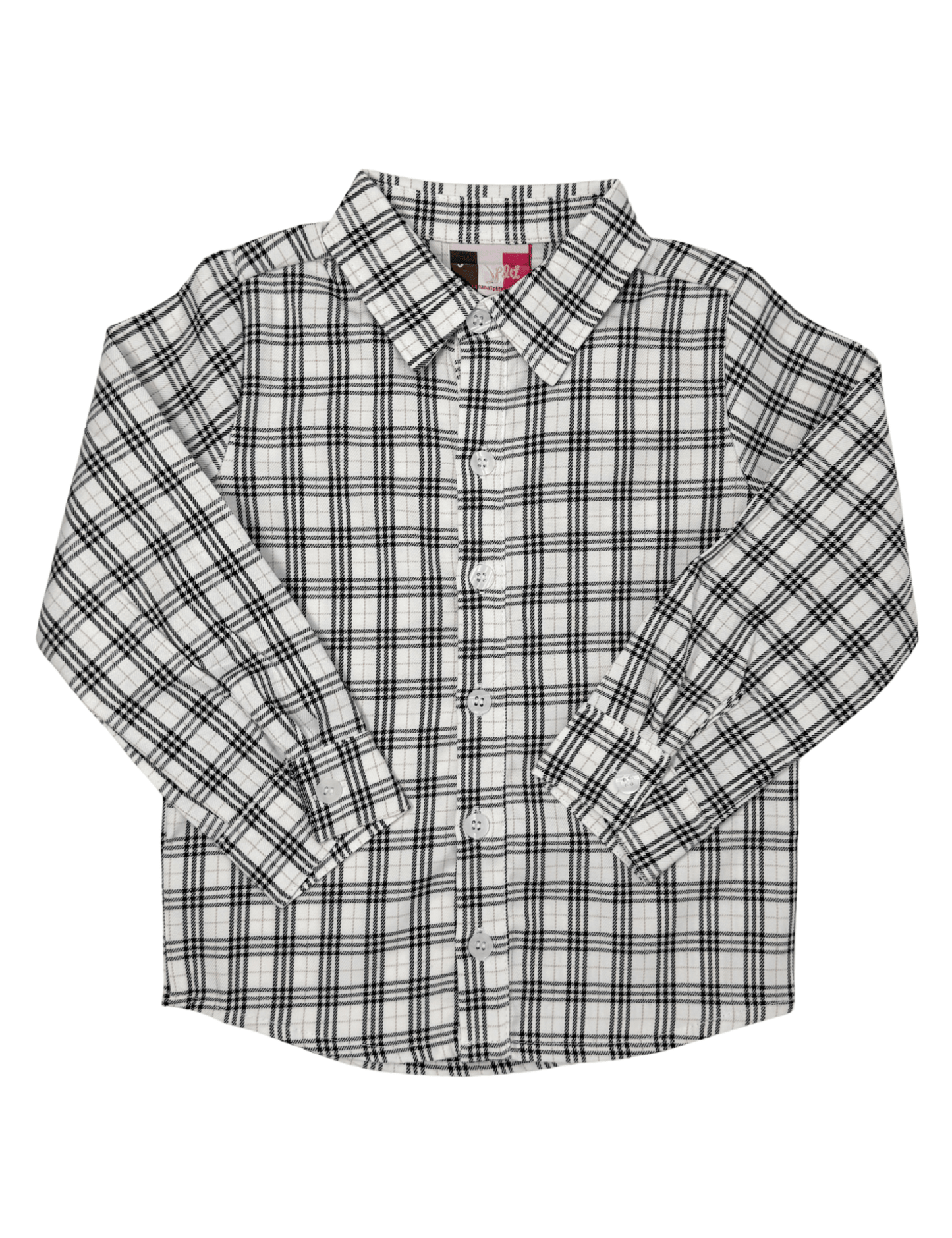 Bison Plaid Boys Button Down Shirt