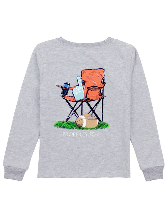 Sidelines LS Light Heather Grey