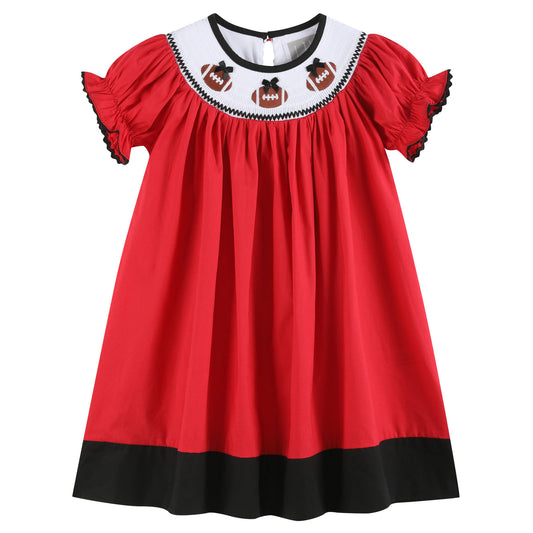 Gameday Smocked Bishop Dress