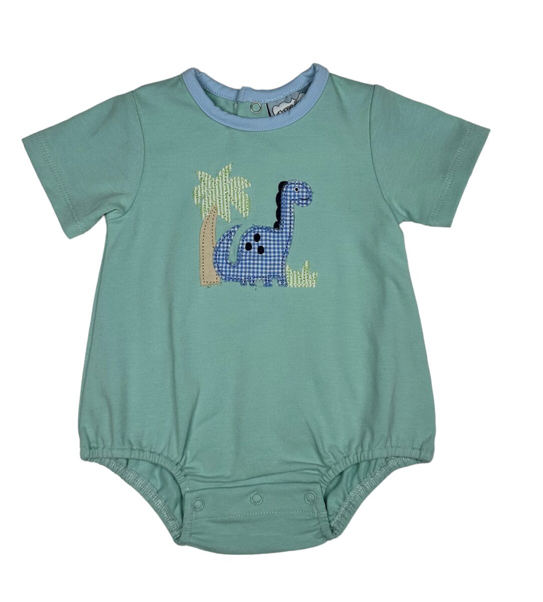 Dinosaur Appliqué Boy Bubble