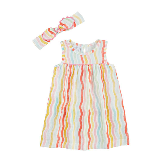 Rainbow Dress & HB Set