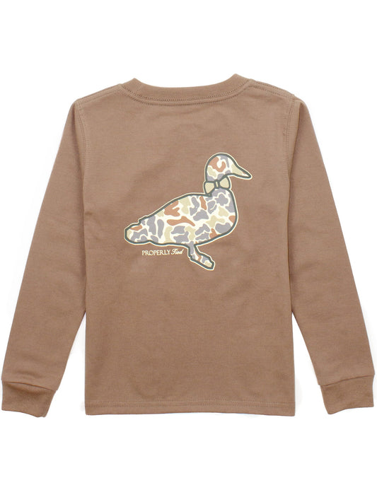 Field Camo Logo LS Walnut