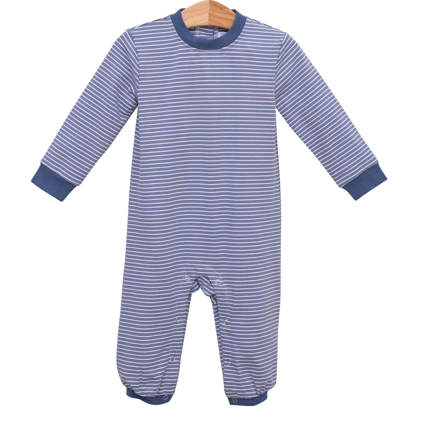 Miller Slate Blue Stripe Romper