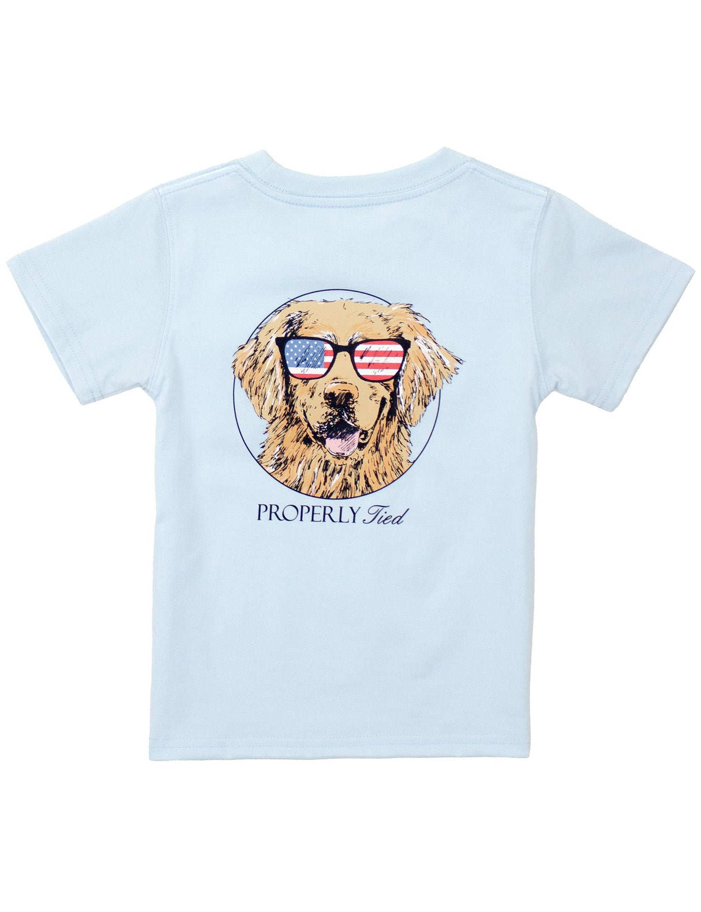 Patriot Dog SS Periwinkle