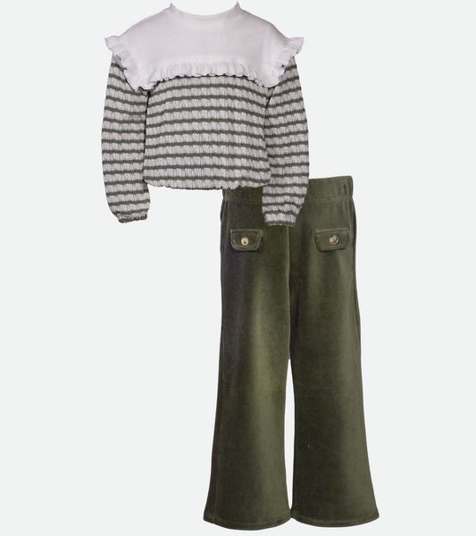 Jess Olive Corduroy Set
