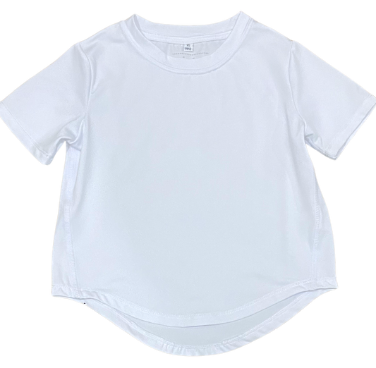 White Performance Tee
