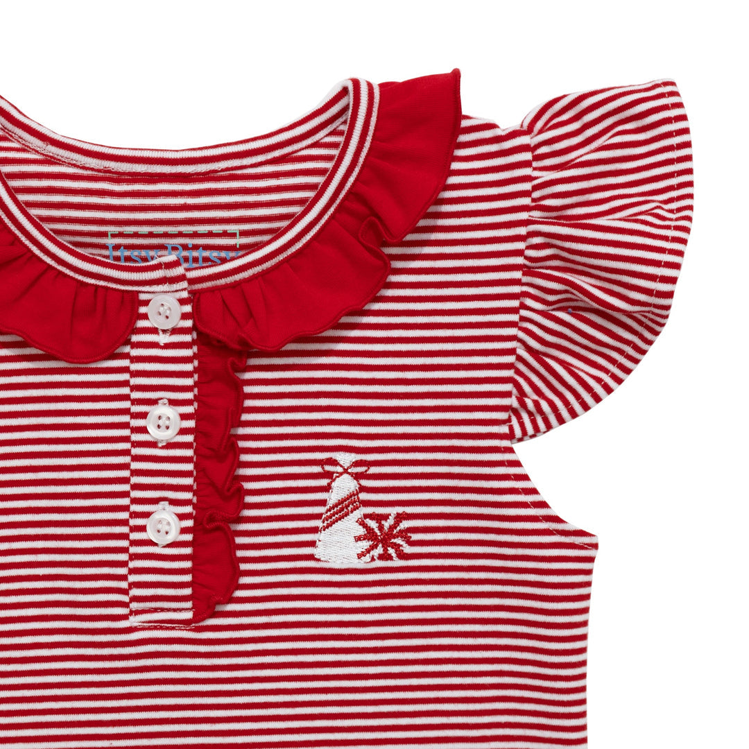 Red Stripe Game Day Dress