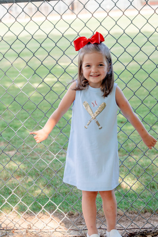 Sequin Baseball Tank Dress