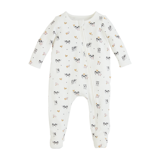 Farm Print Waffle Sleeper