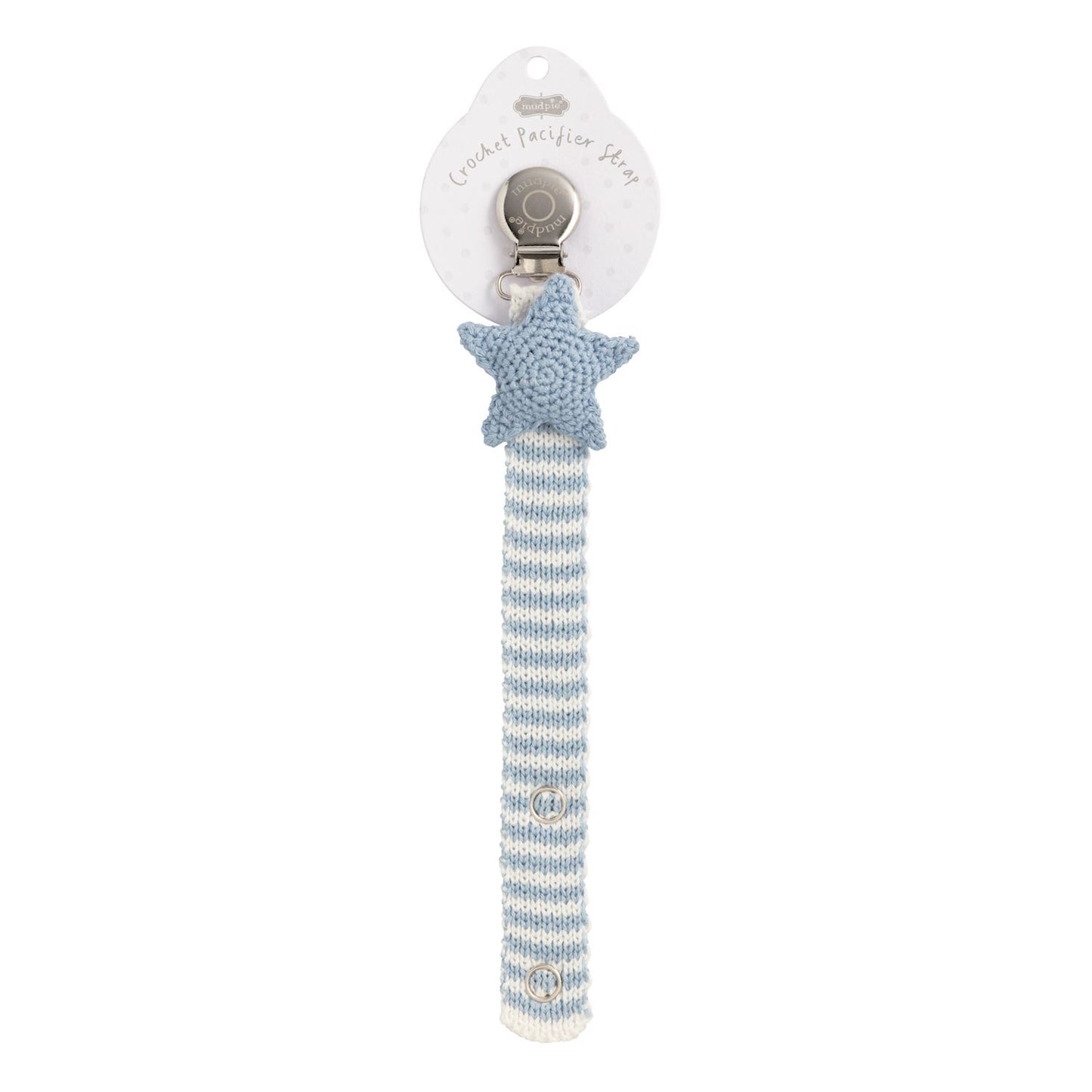 Star Crochet Paci Clip