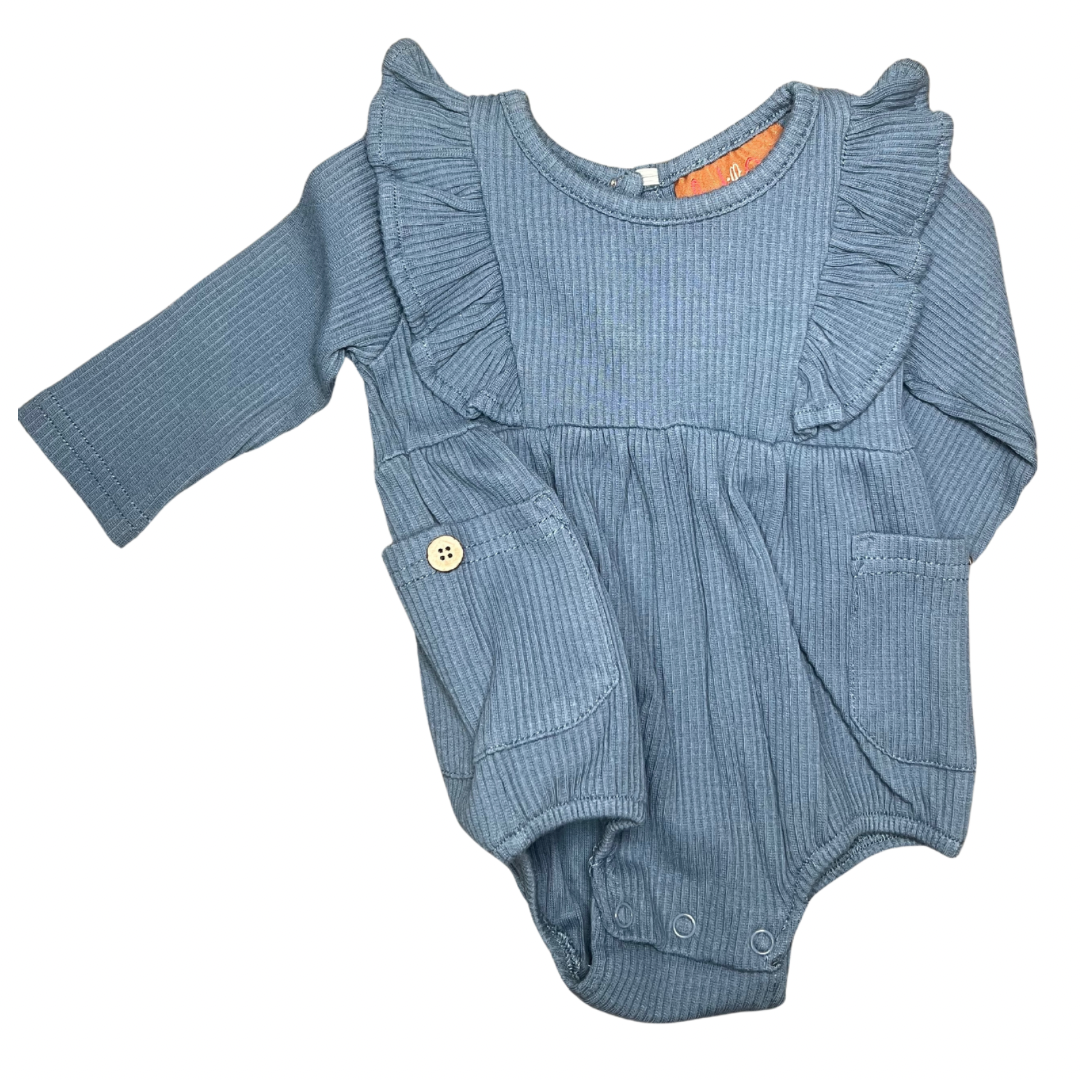 Amelia L/S Blue Bubble
