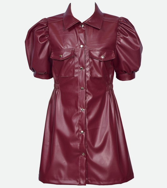 Jemma Leather Dress