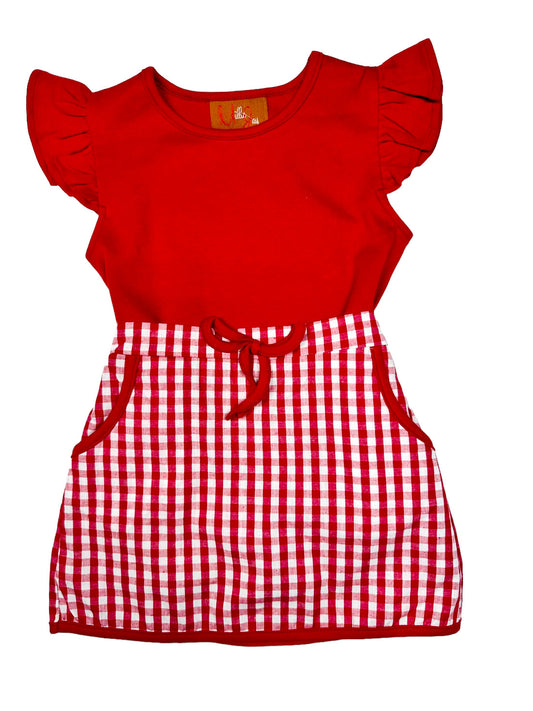 Remi Red Skort Set