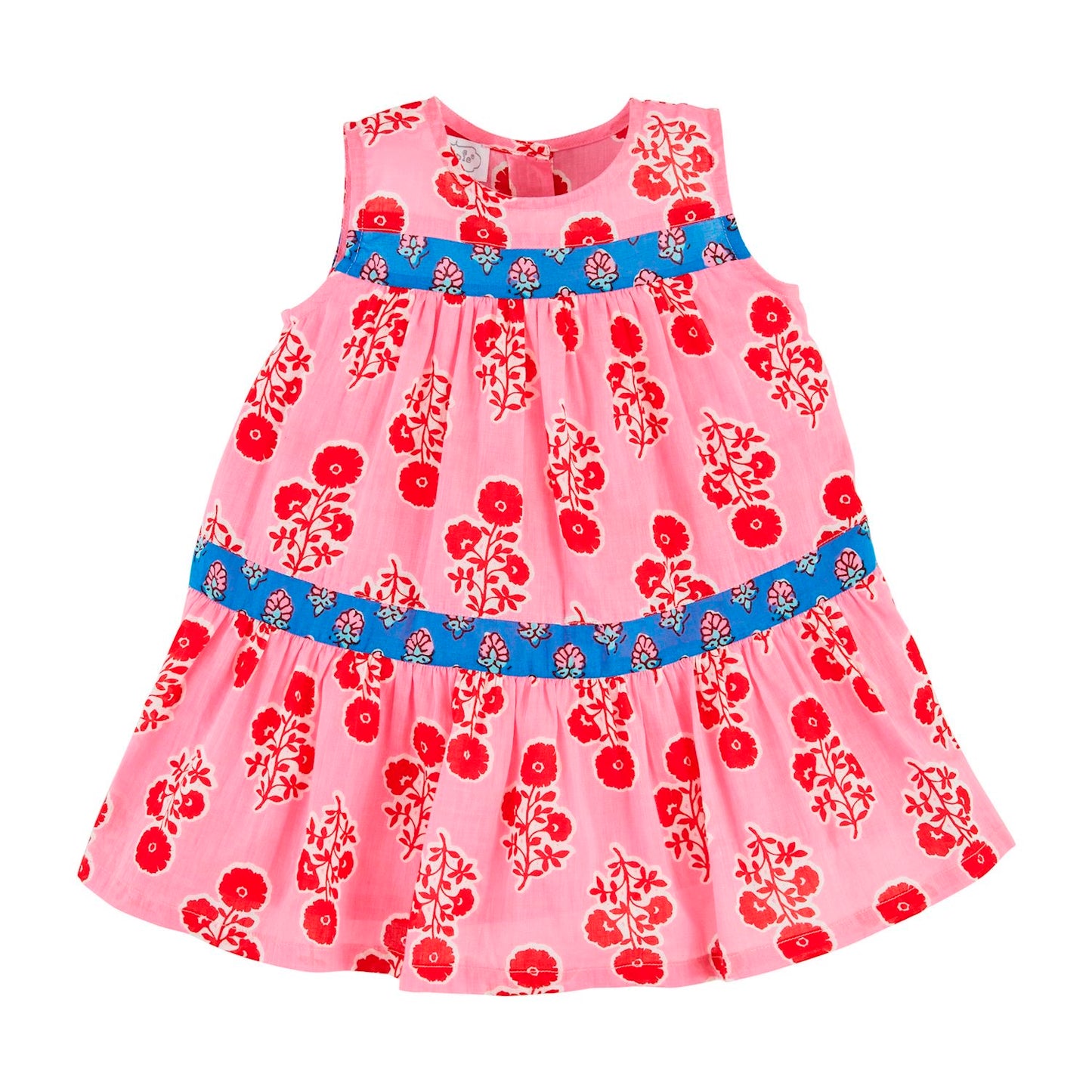 Mixed Print Floral Dress