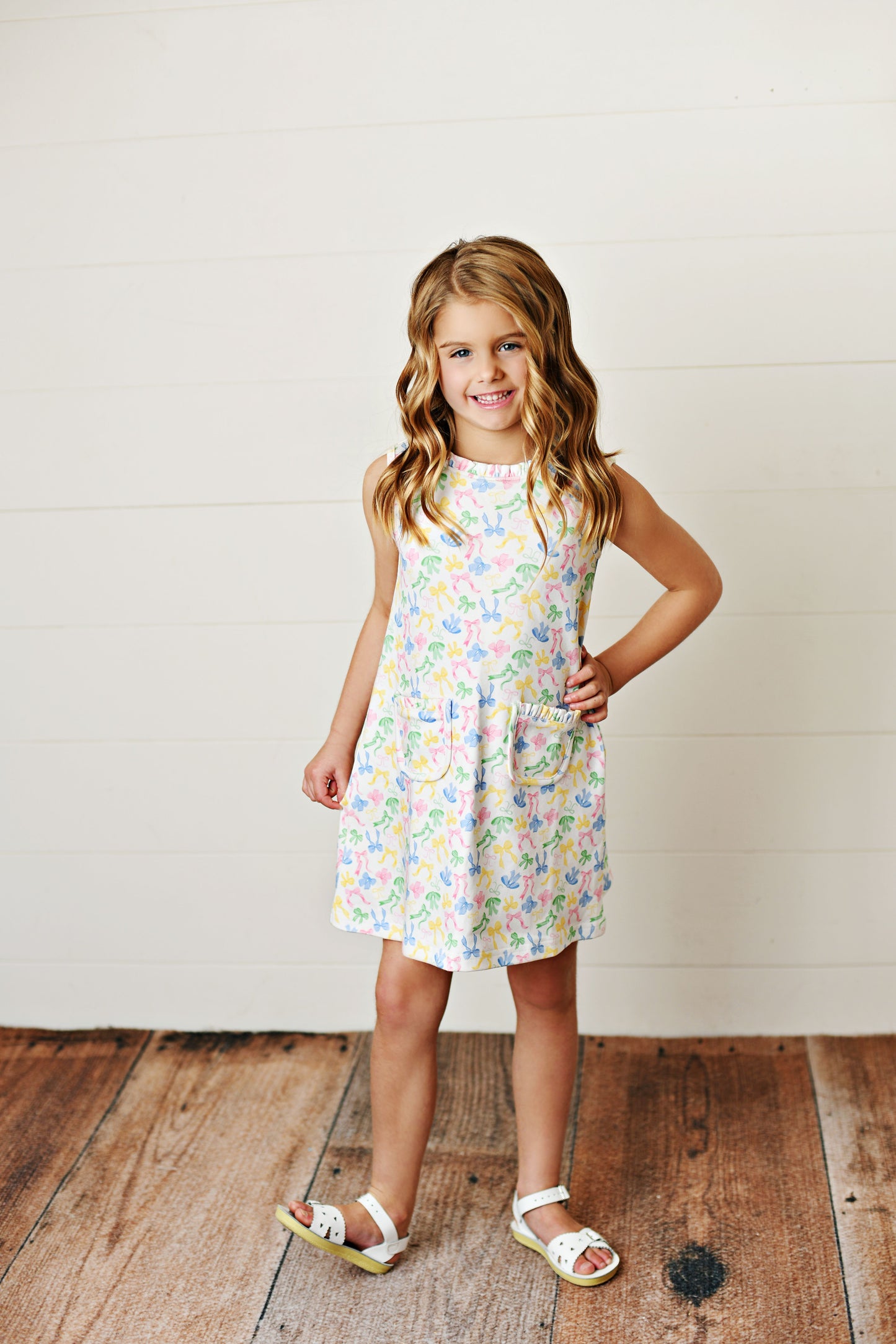 Caroline Bow Pocket Dress