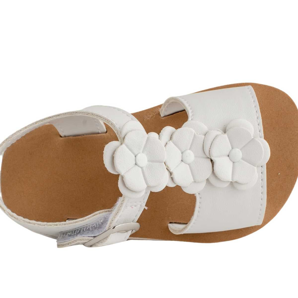 Tammy White Toddler Sandals