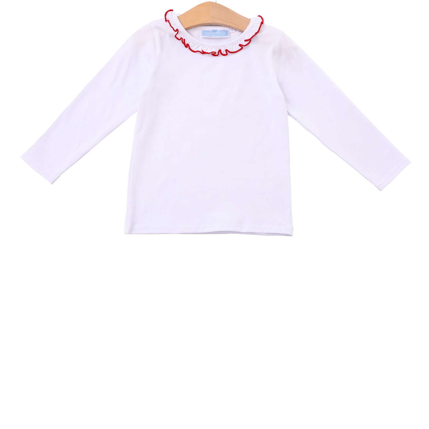 Vera Red Ruffle Top