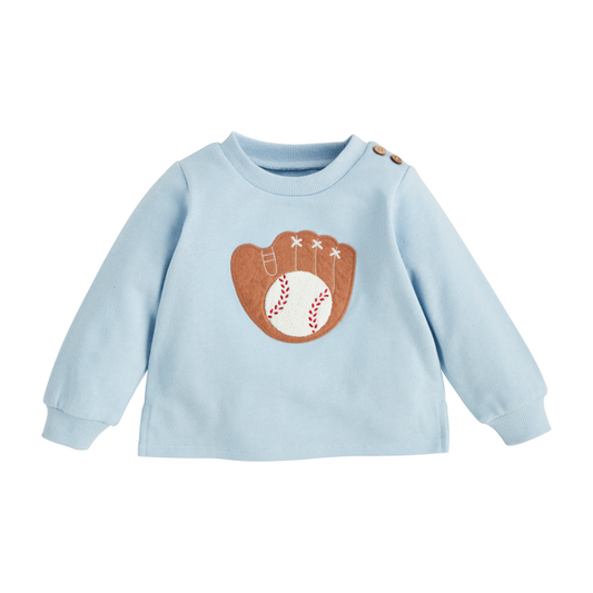 Baseball Applique Pullover