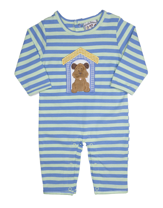 Puppy Appliqué Boys Romper