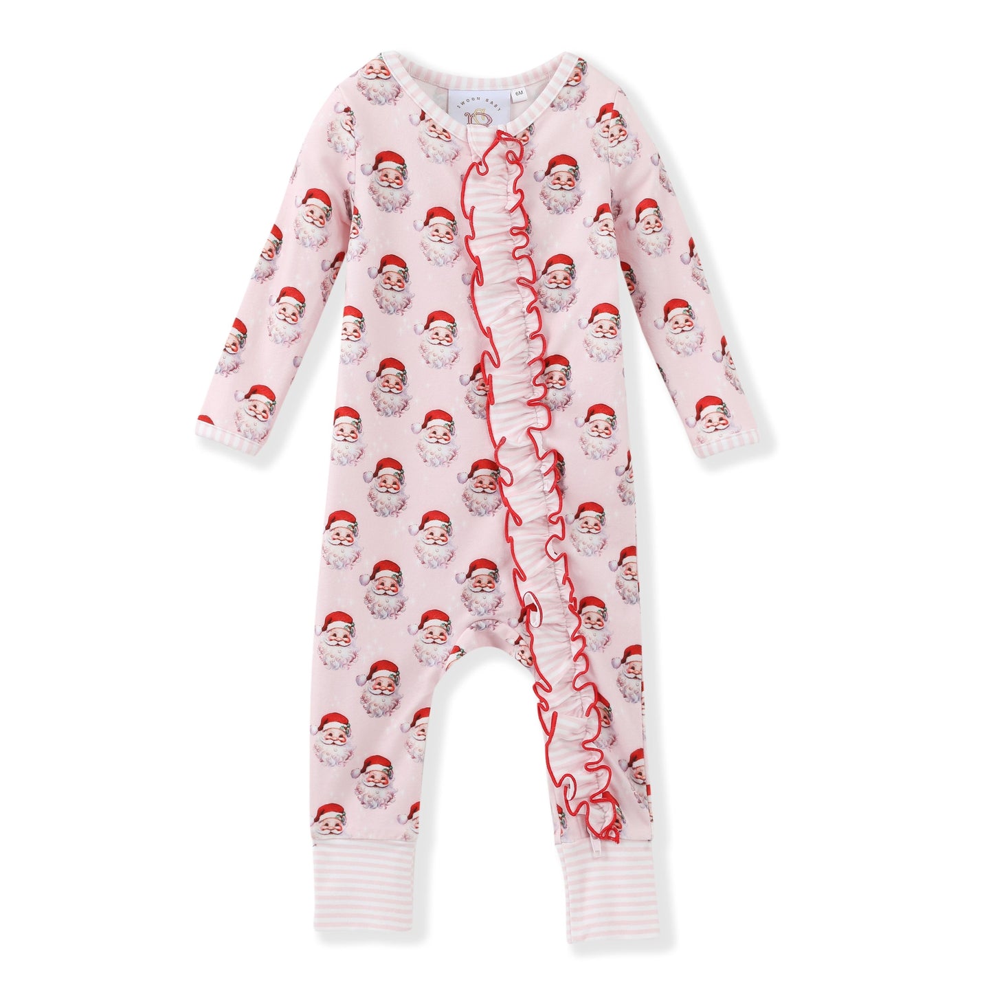 Santa Baby Butterknit Zip Up Layette
